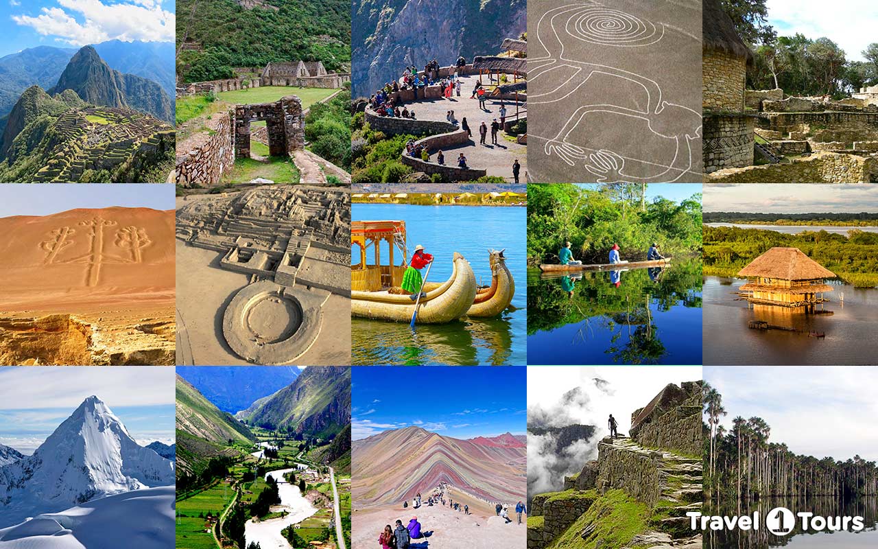 30 Mejores LUGARES TURÍSTICOS de PERU | Travel 1 Tours